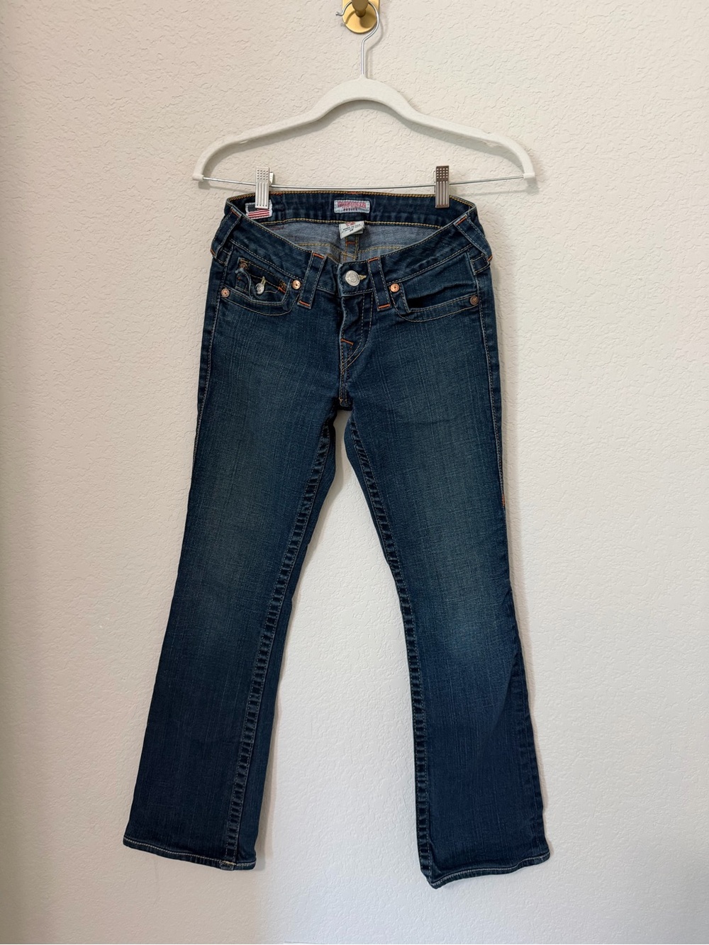 True Religion World Tour Bootcut Jeans Size 26 Made in USA - Picture 2 of 9